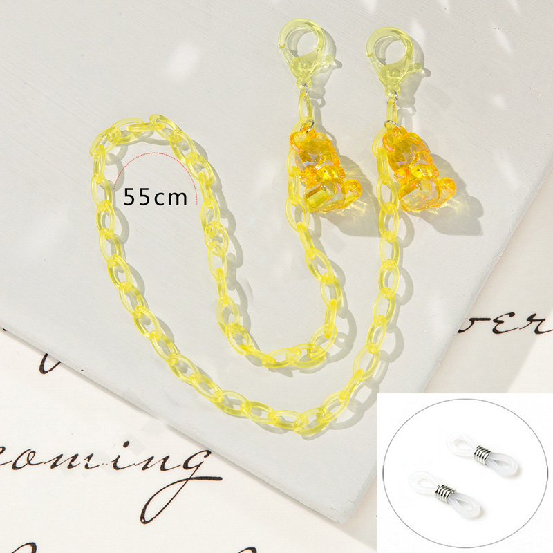 New Trendy Dice Colorful Acryl - Sunglass Retainer Cord recension och pris
