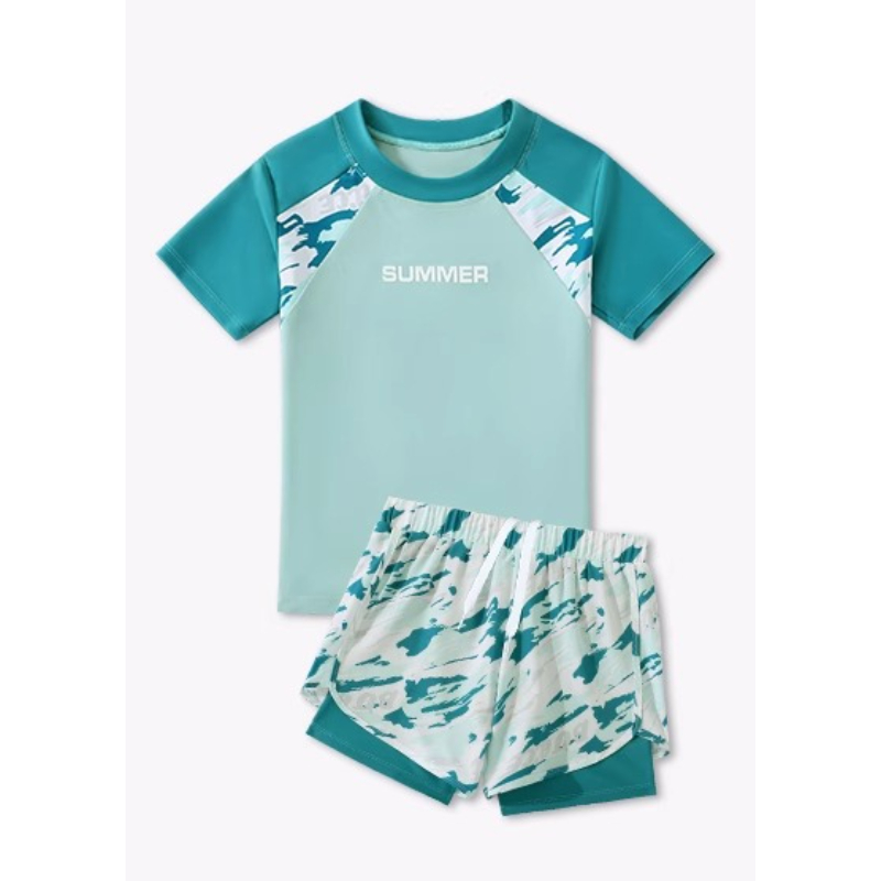 2026 New Boys Two Piece Swimsu - Swim Trunk Quick Dry recension och pris