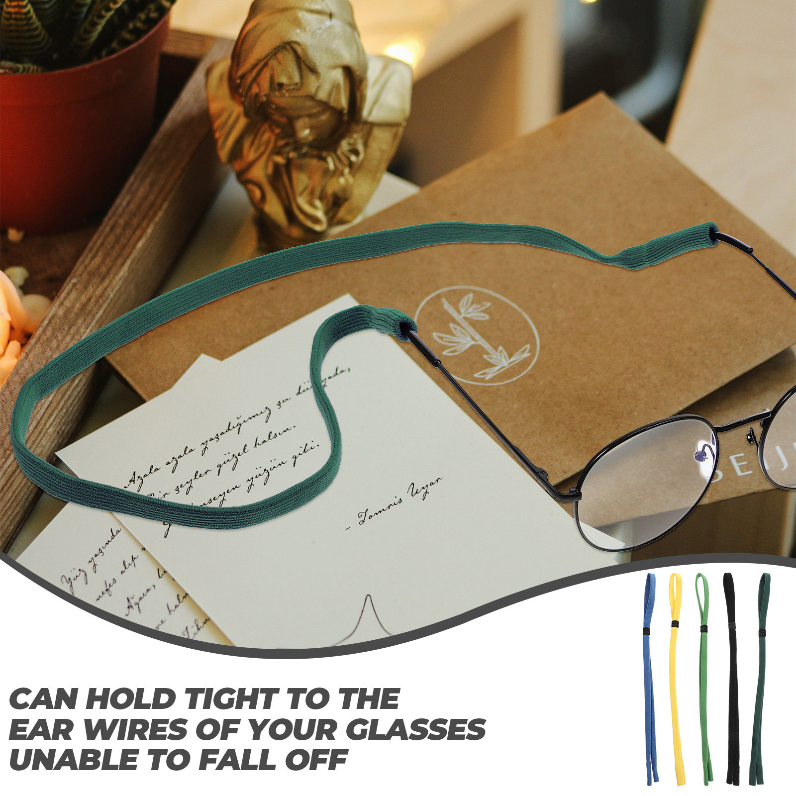 5Pcs Eyeglasses Strap Adjustab - Sunglass Retainer Cord recension och pris